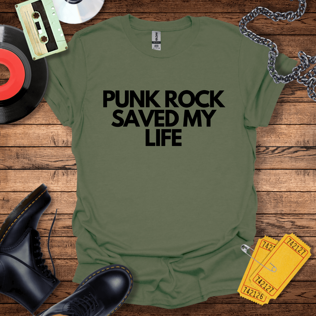 Punk Rock Saved My Life T-Shirt