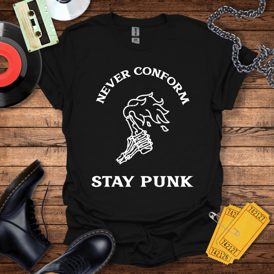 Never Conform Stay Punk T-Shirt