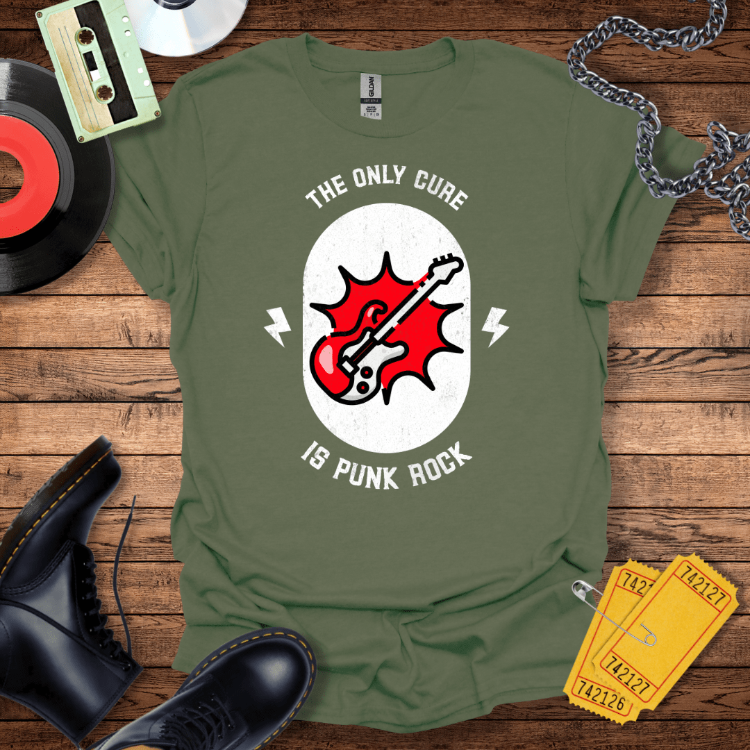 The Only Cure Is Punk Rock T-Shirt