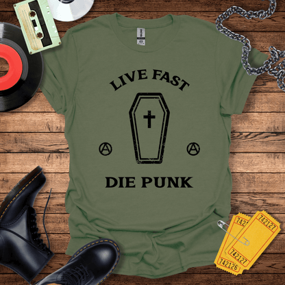 Live Fast Die Punk T-Shirt