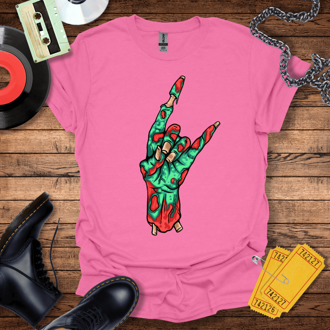 Rock & Roll Zombie Hand T-Shirt