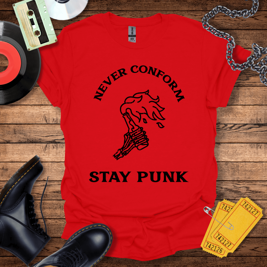 Never Conform Stay Punk T-Shirt