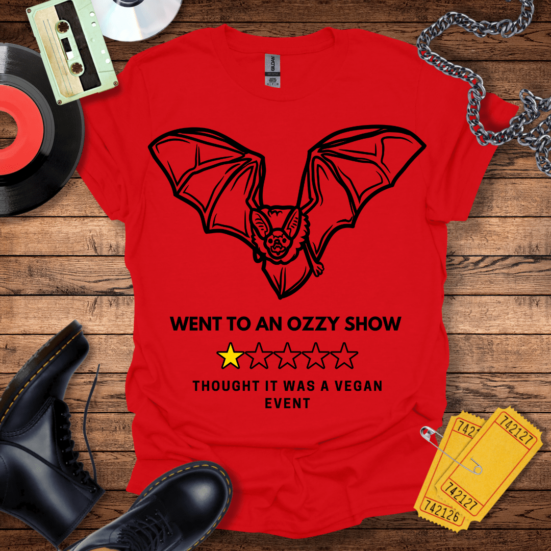 Went To A Concert Bat T-Shirt