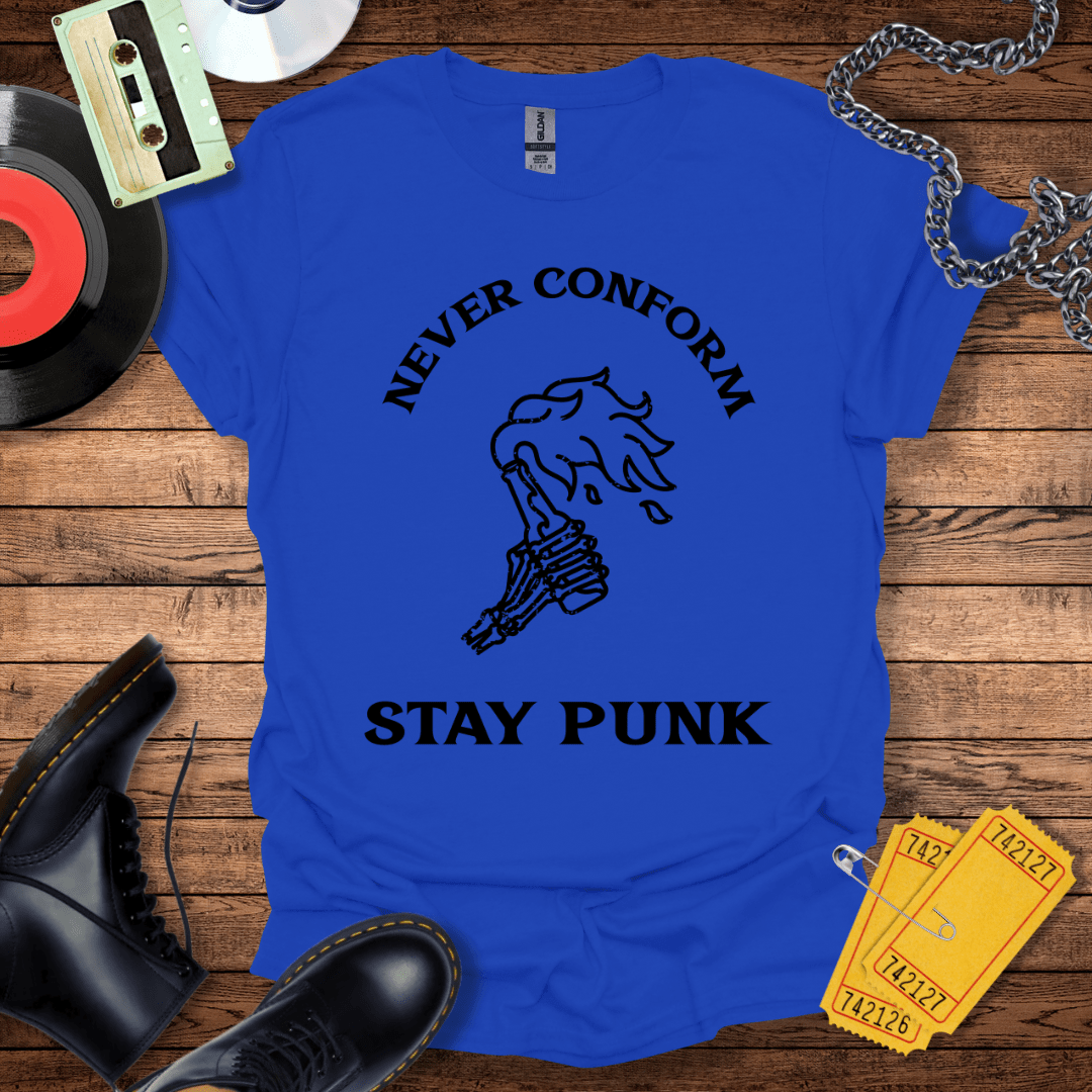 Never Conform Stay Punk T-Shirt