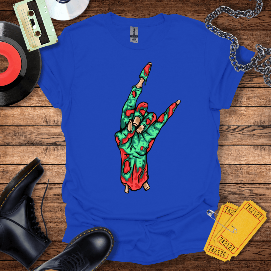 Rock & Roll Zombie Hand T-Shirt