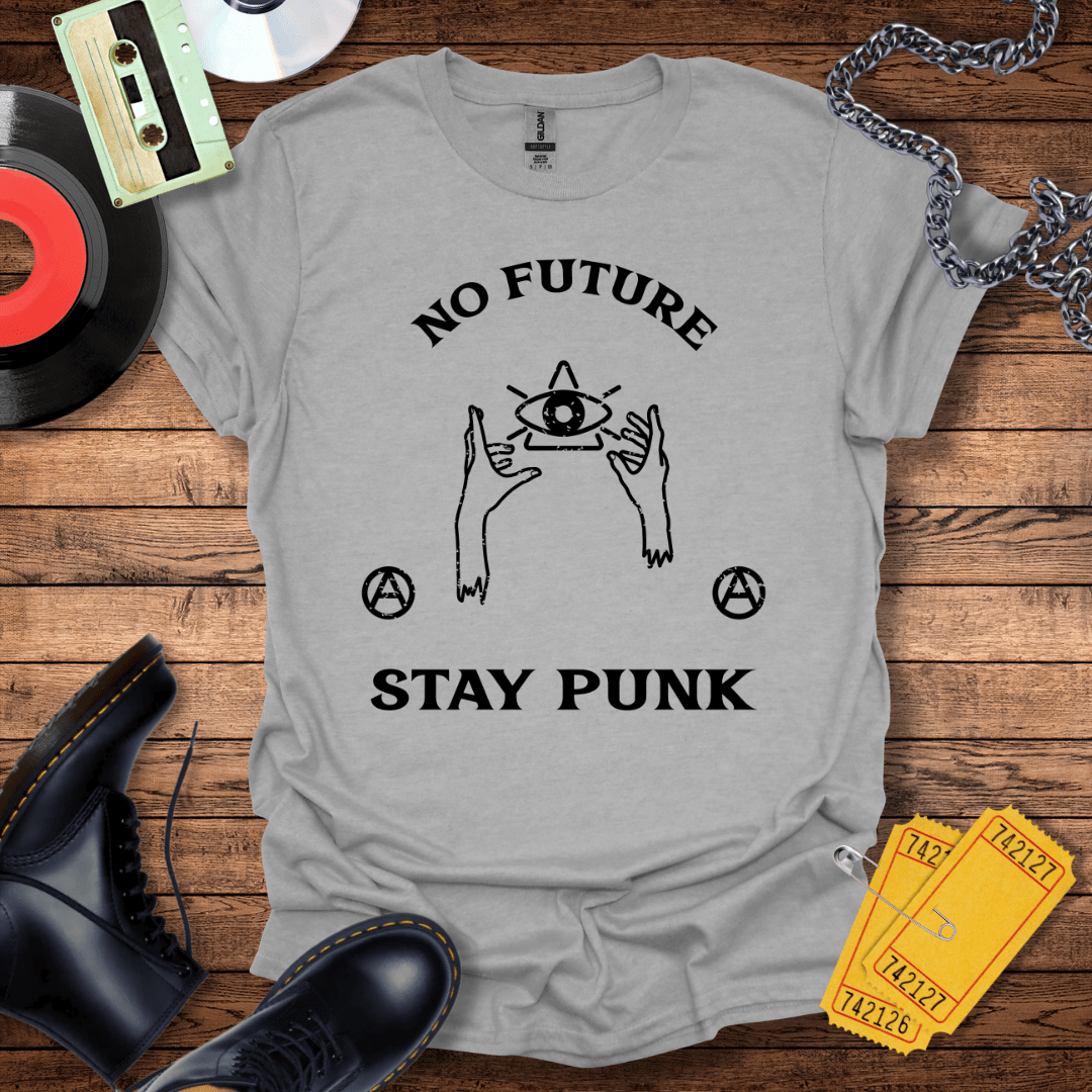 No Future Stay Punk T-Shirt