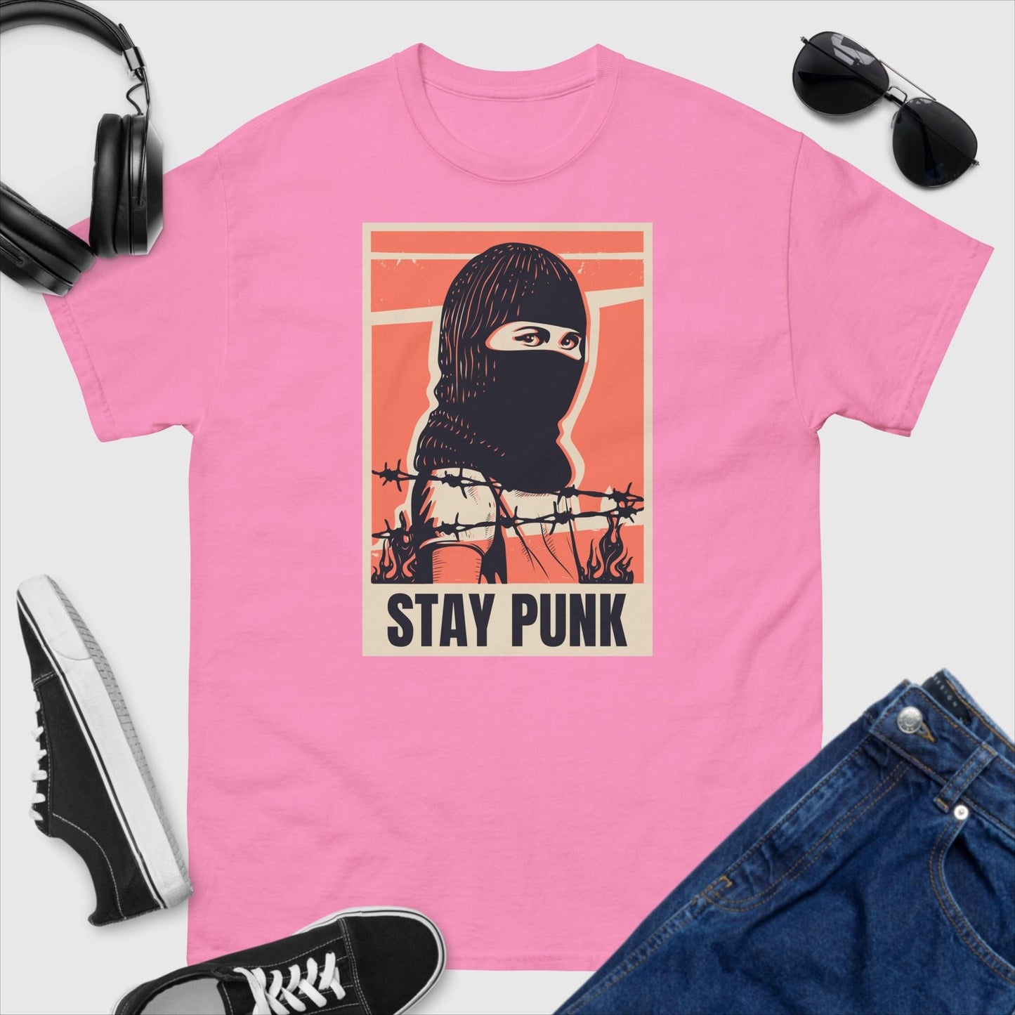 Stay Punk Ski Mask T-Shirt