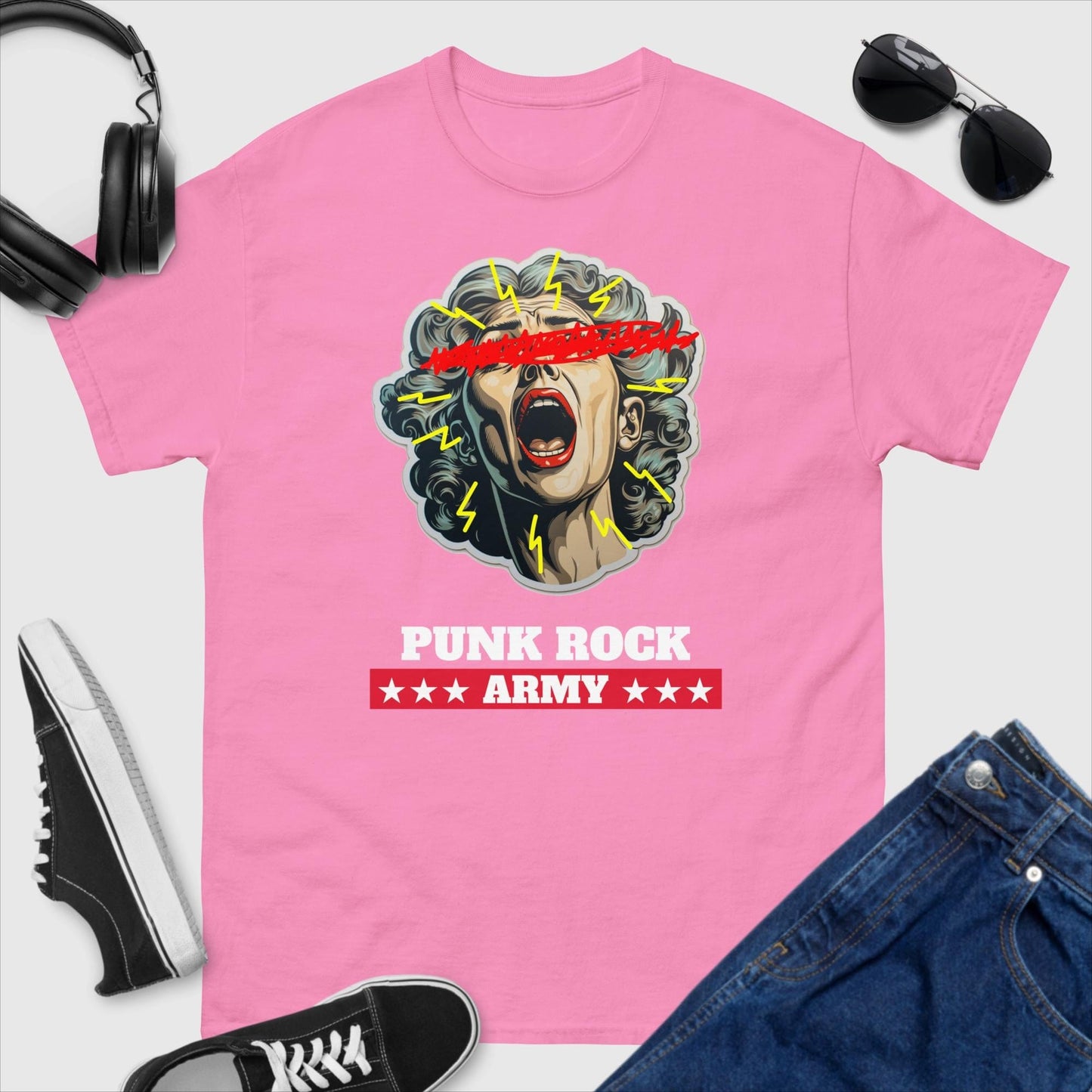 Punk Rock Army Shout T-Shirt