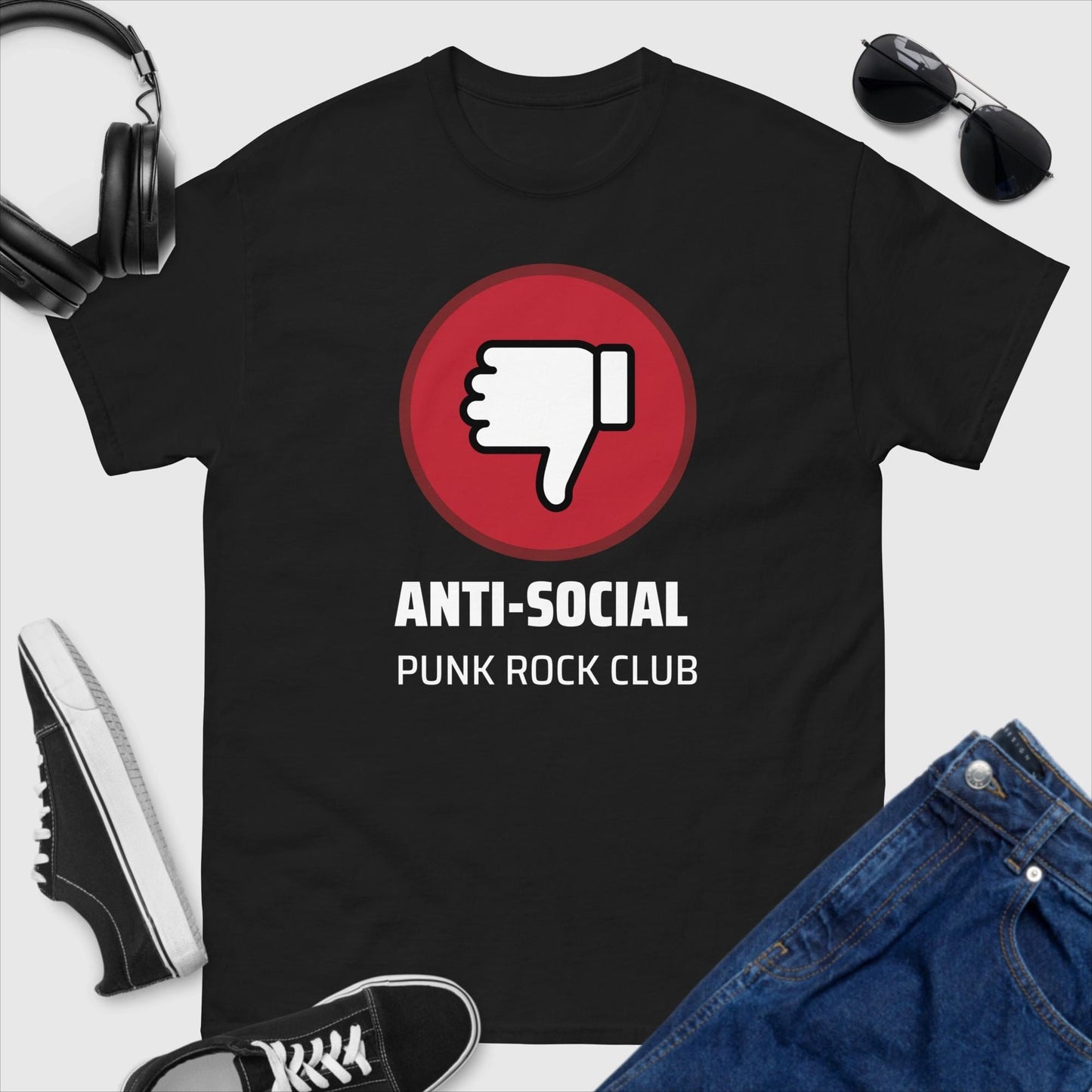 Anti-Social Punk Rock Club T-Shirt