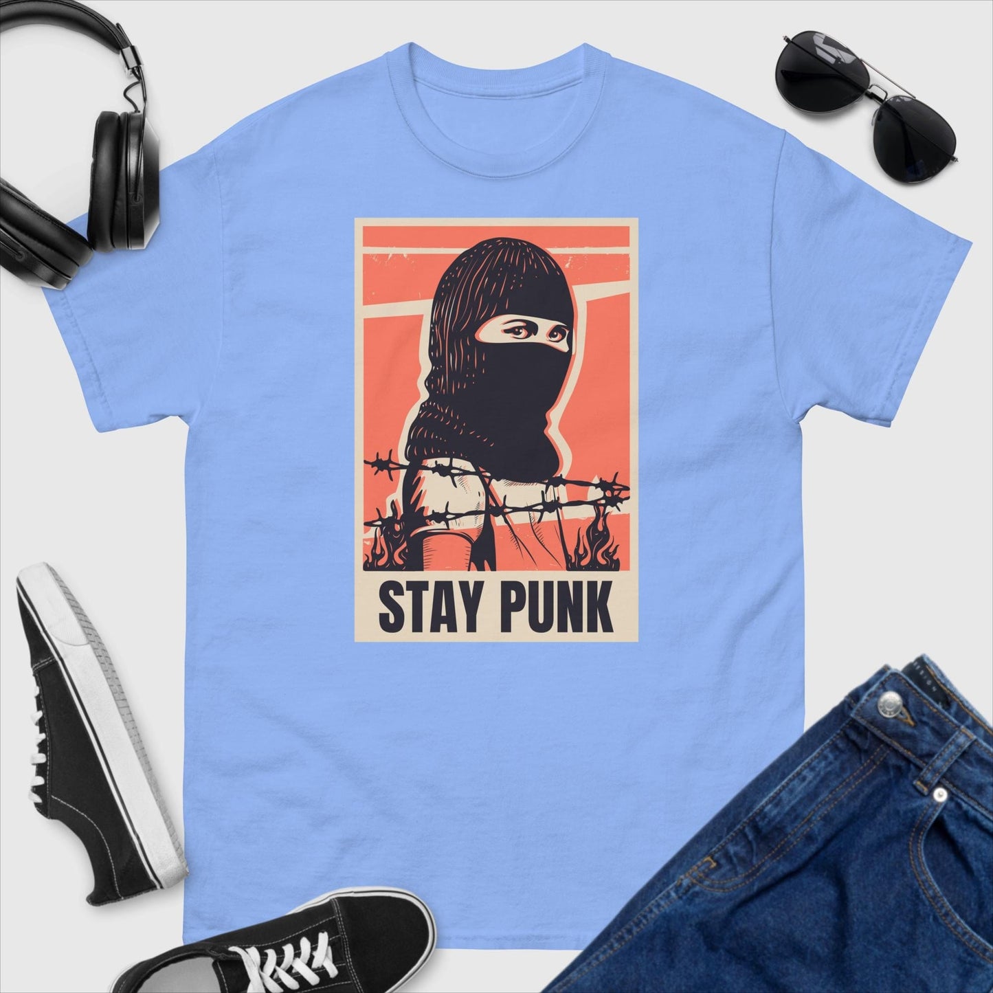 Stay Punk Ski Mask T-Shirt