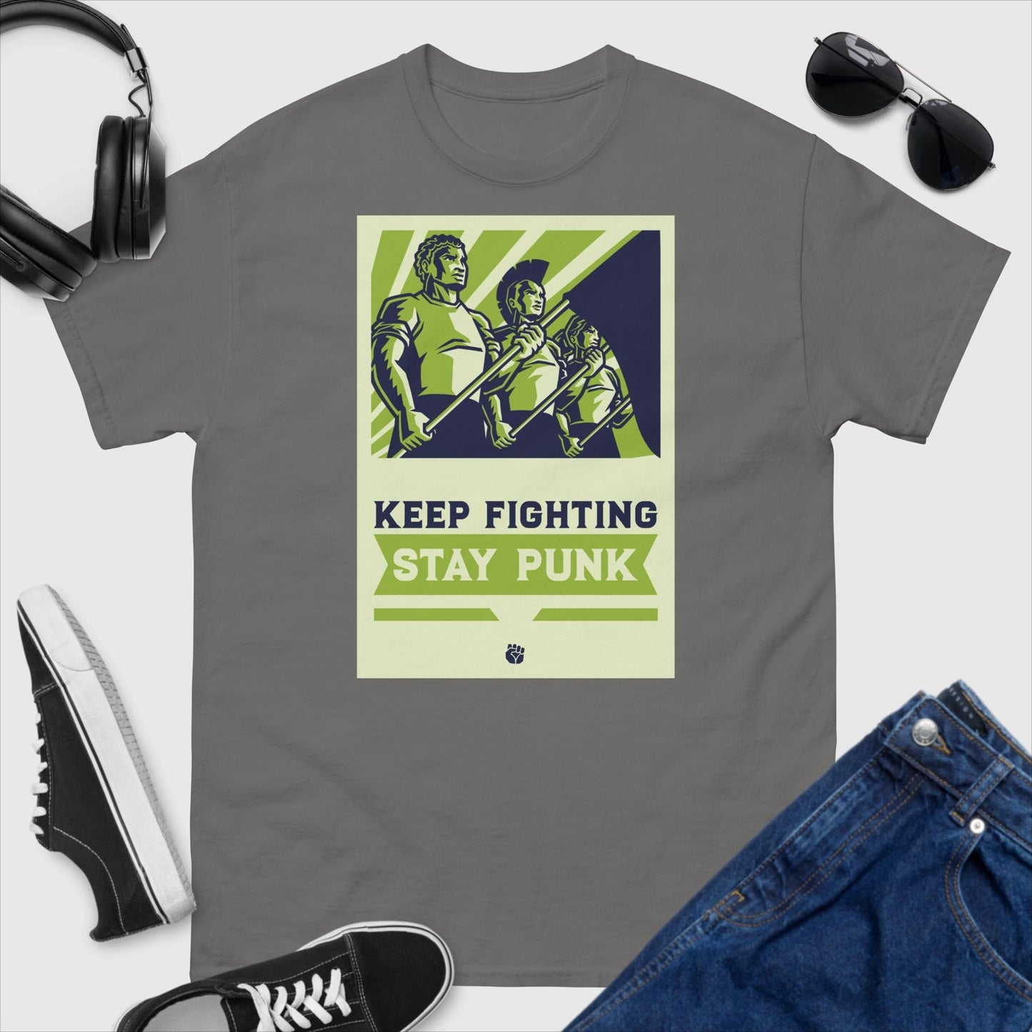 Stay Punk Keep Fighting T-Shirt