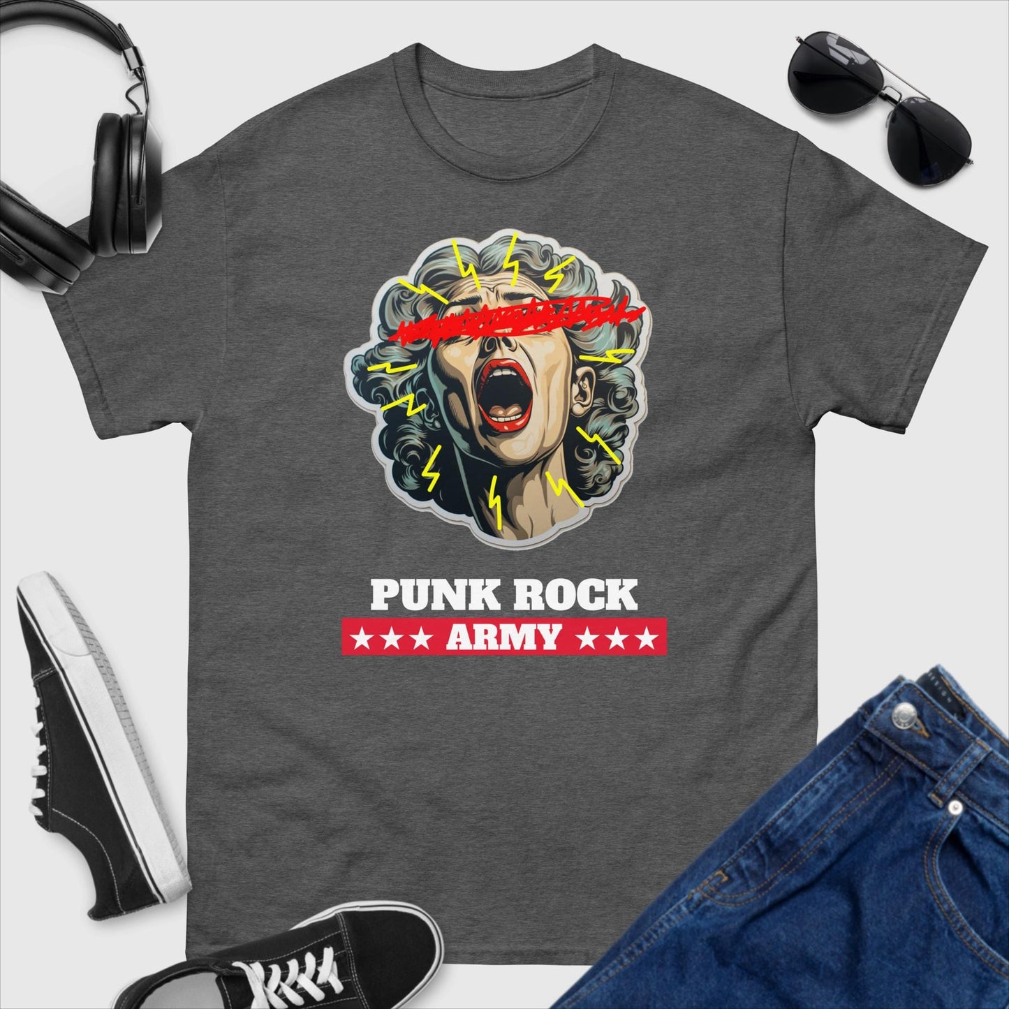 Punk Rock Army Shout T-Shirt