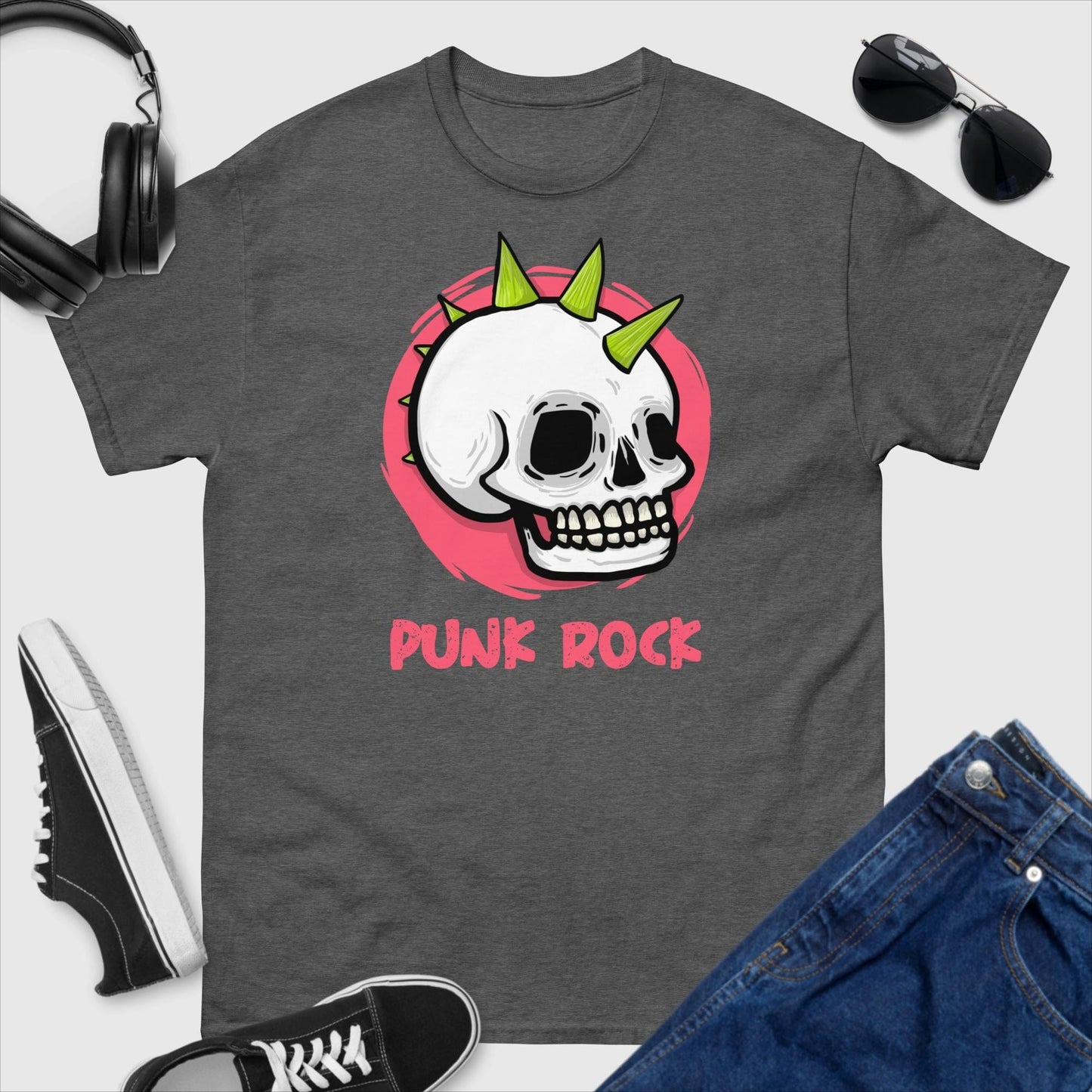 Punk Rock Skull T-Shirt