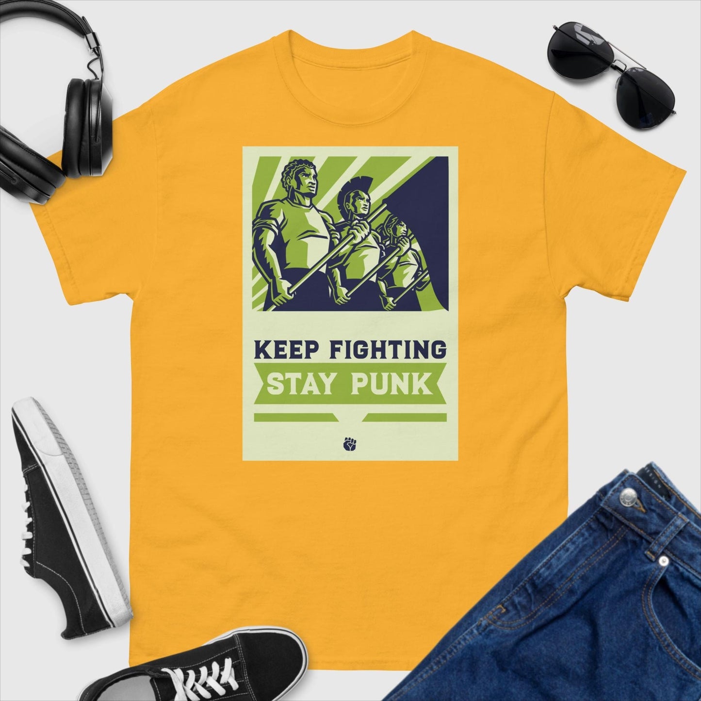 Stay Punk Keep Fighting T-Shirt