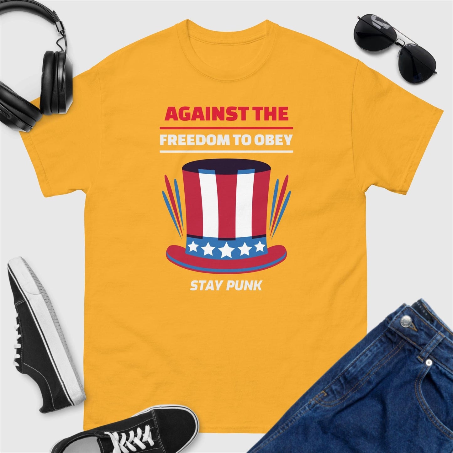 Against The Freedom To Obey Stay Punk T-Shirt