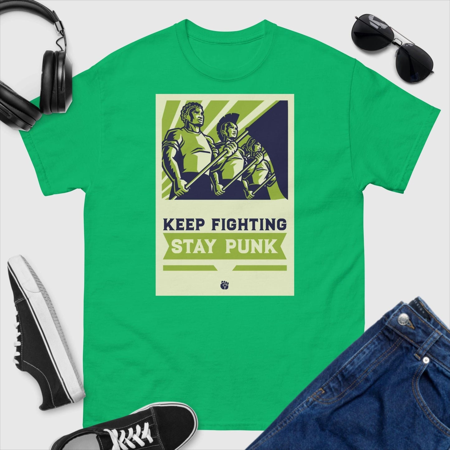 Stay Punk Keep Fighting T-Shirt