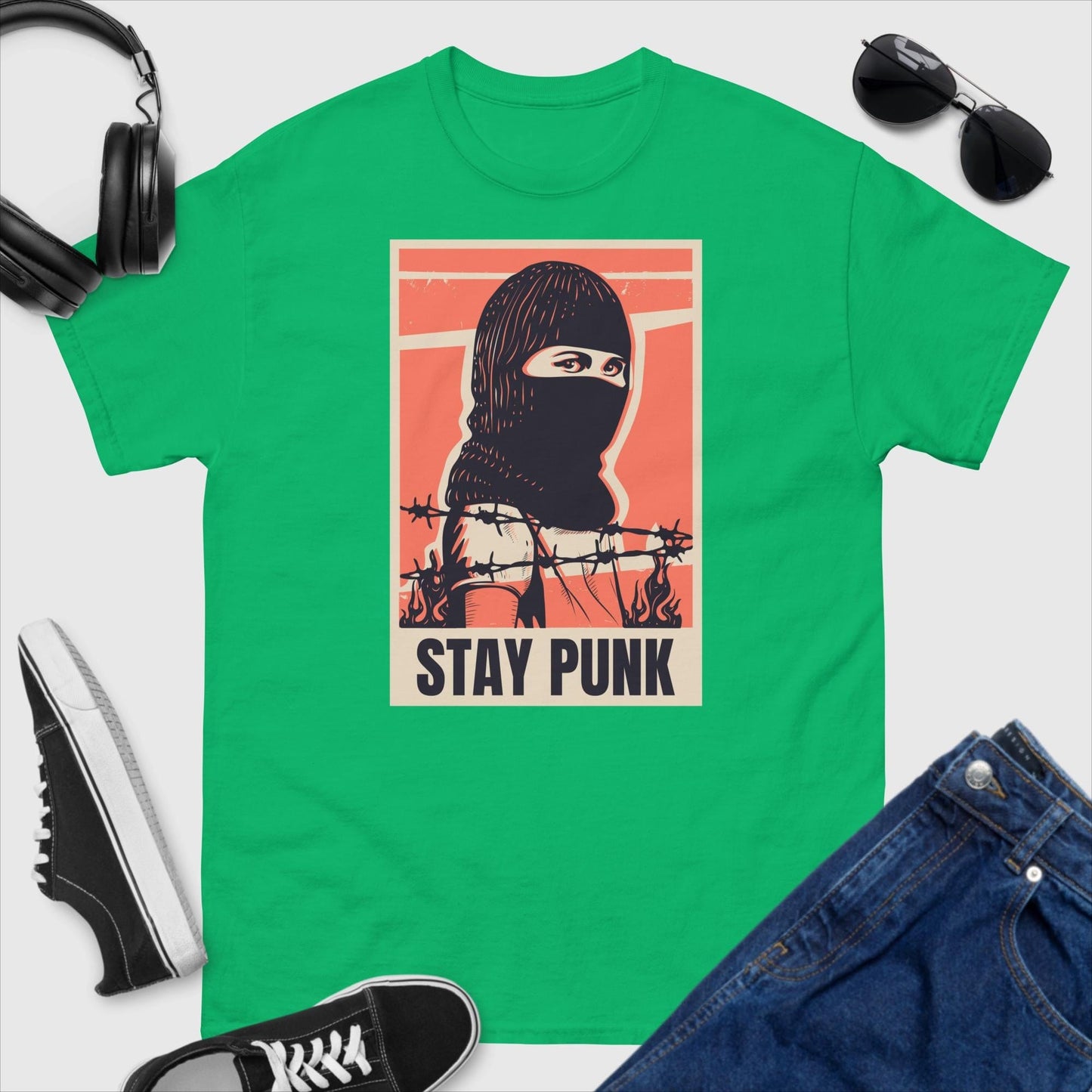 Stay Punk Ski Mask T-Shirt