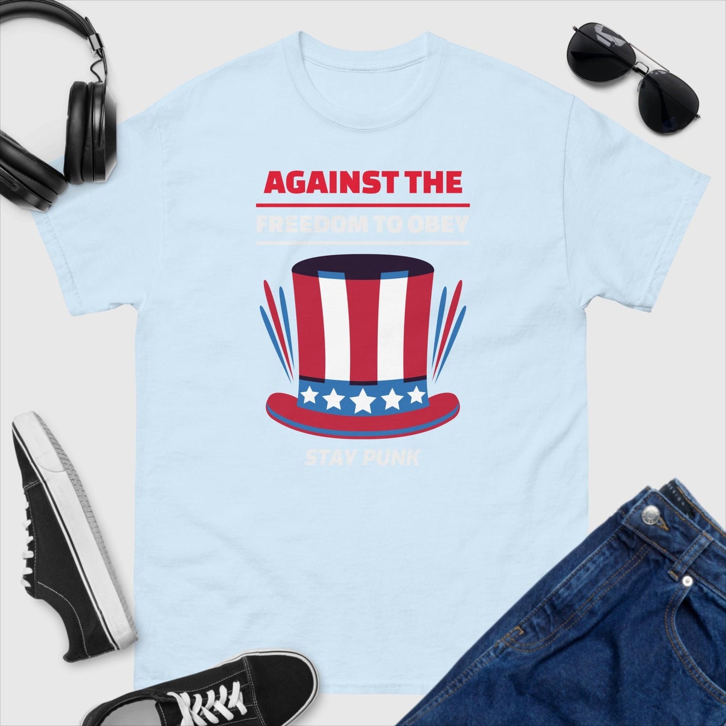 Against The Freedom To Obey Stay Punk T-Shirt