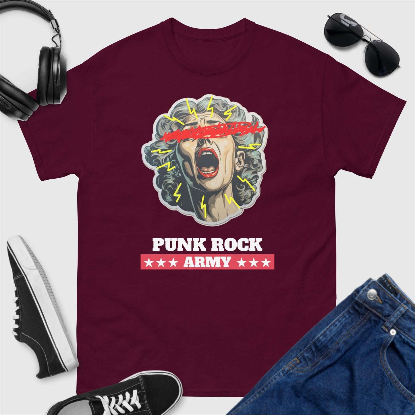 Punk Rock Army Shout T-Shirt