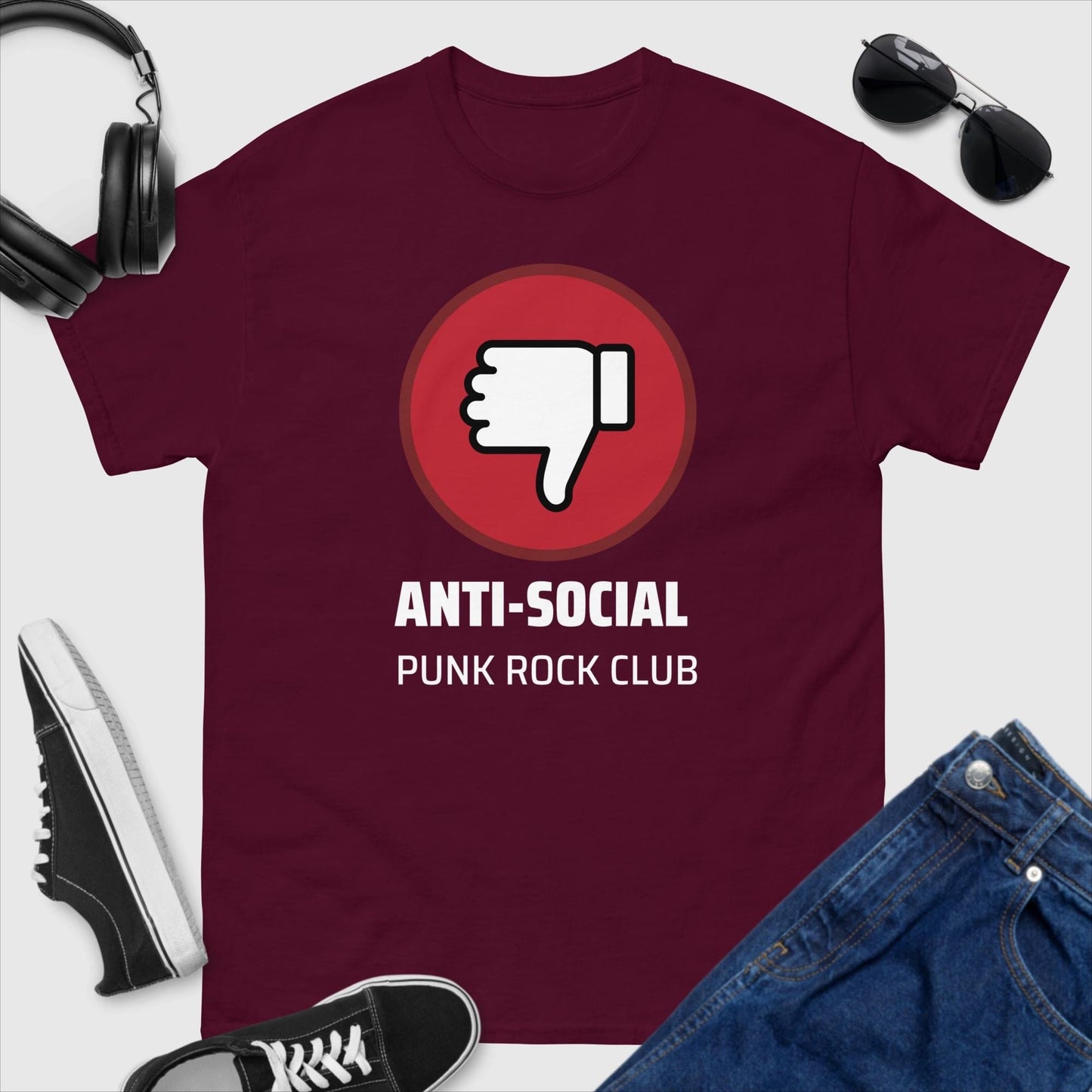 Anti-Social Punk Rock Club T-Shirt