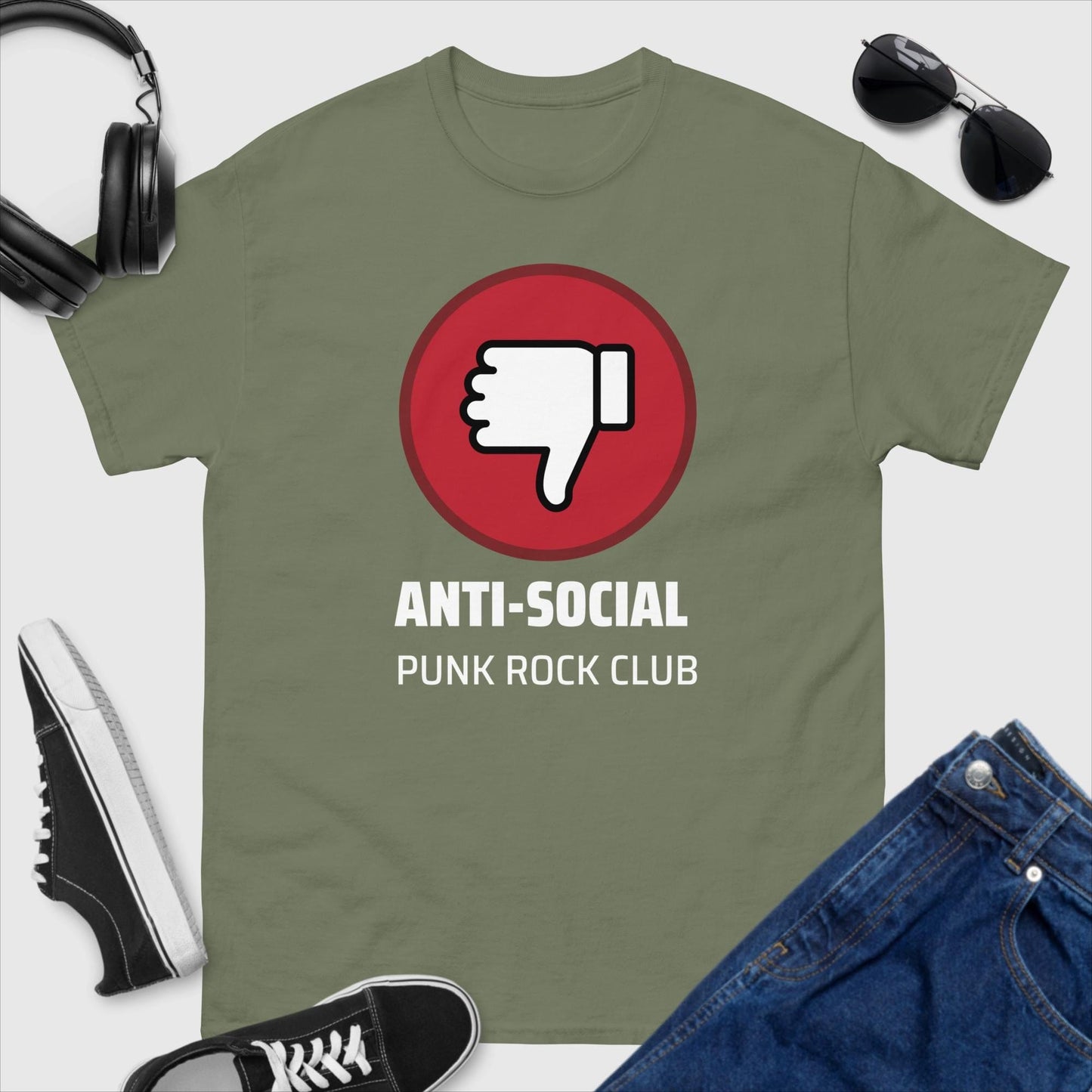 Anti-Social Punk Rock Club T-Shirt