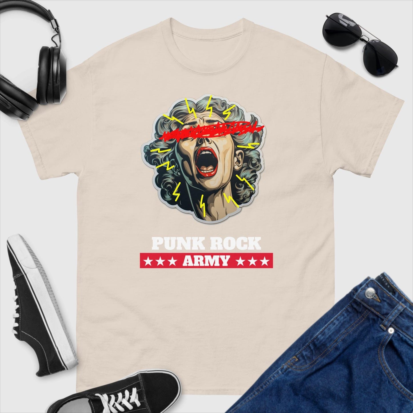 Punk Rock Army Shout T-Shirt