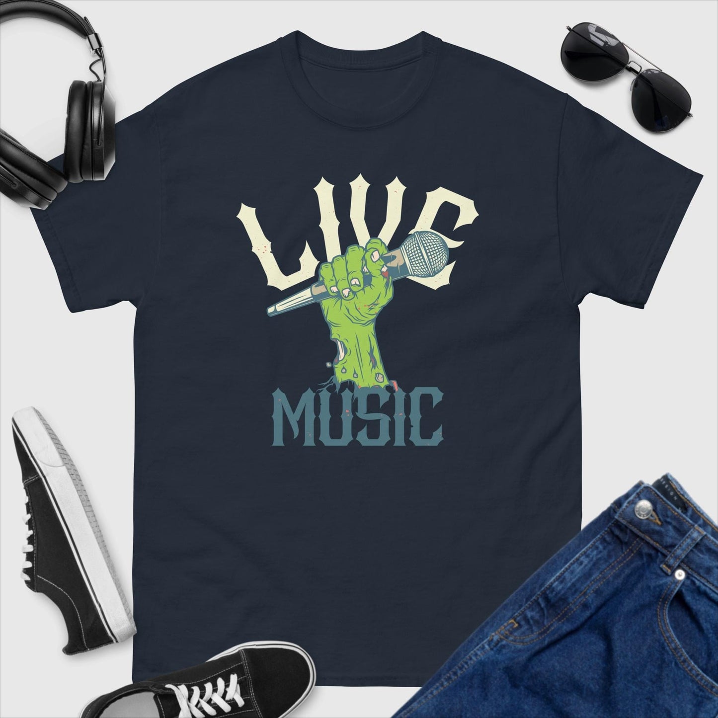 Live Music Zombie T-Shirt