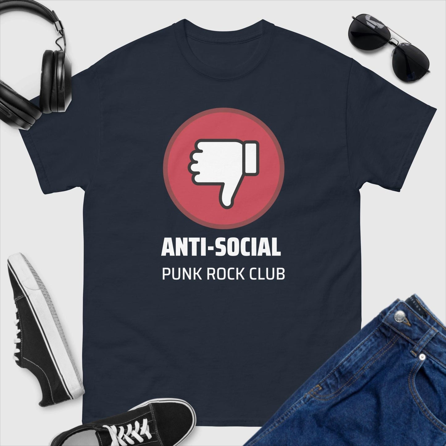 Anti-Social Punk Rock Club T-Shirt