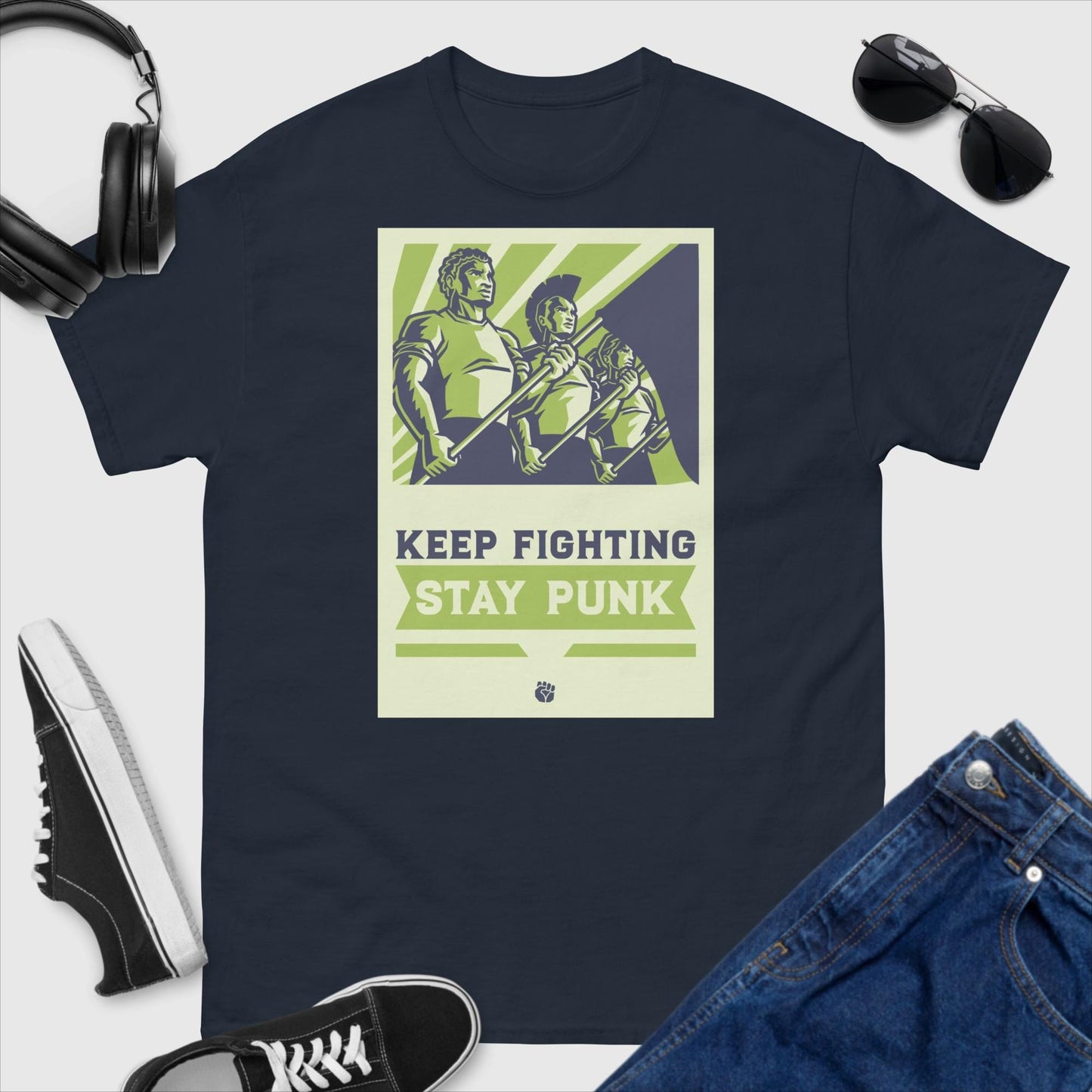 Stay Punk Keep Fighting T-Shirt