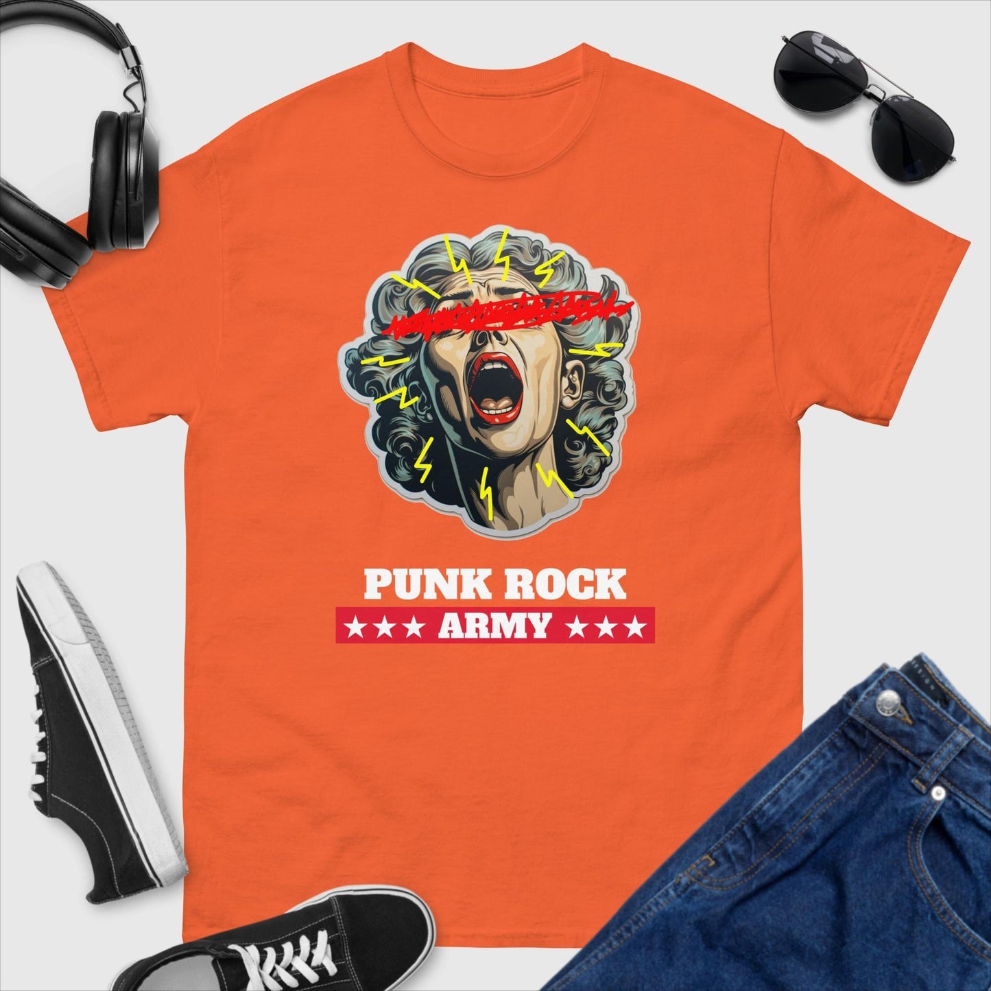 Punk Rock Army Shout T-Shirt