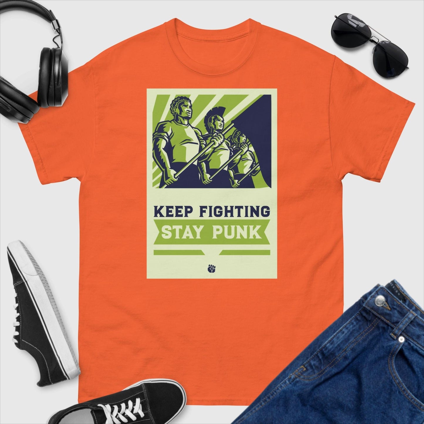 Stay Punk Keep Fighting T-Shirt