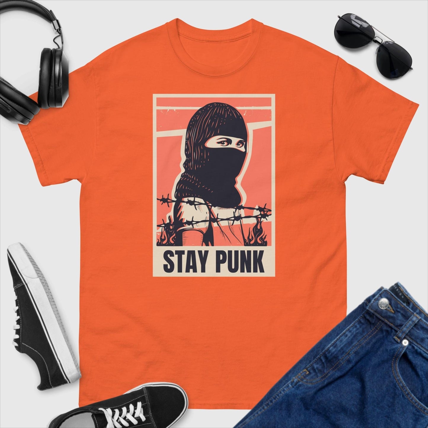 Stay Punk Ski Mask T-Shirt