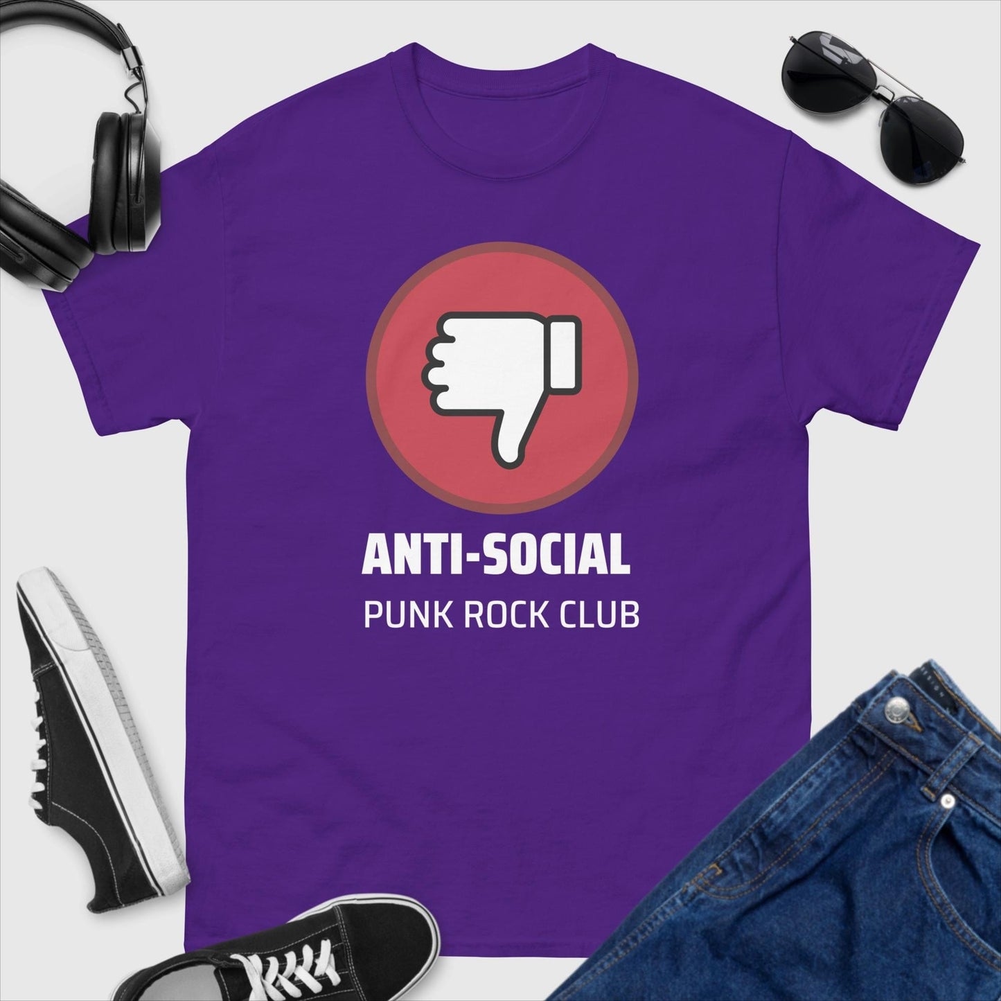 Anti-Social Punk Rock Club T-Shirt