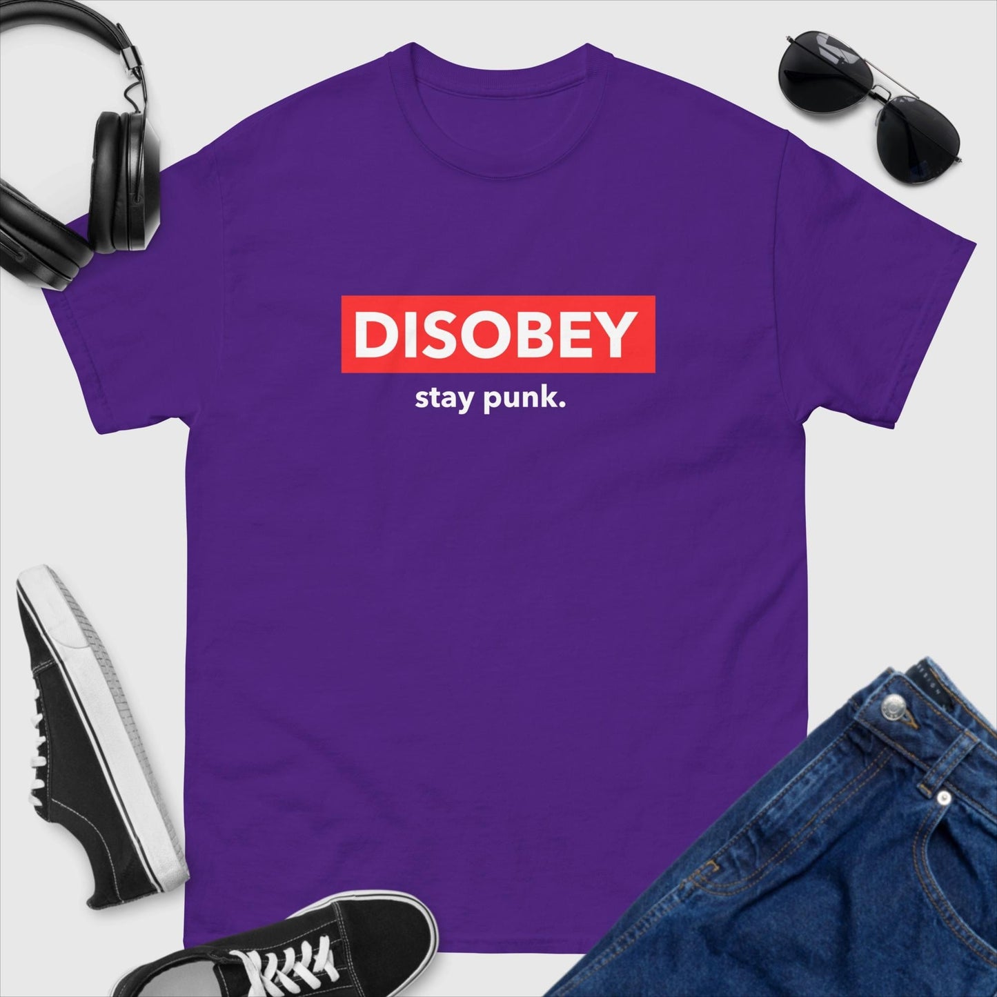 Disobey Stay Punk T-Shirt