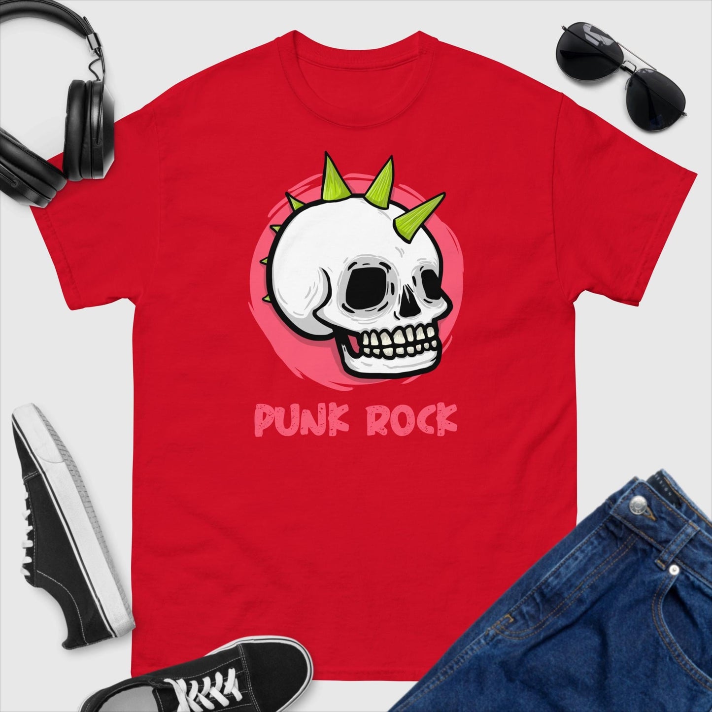 Punk Rock Skull T-Shirt