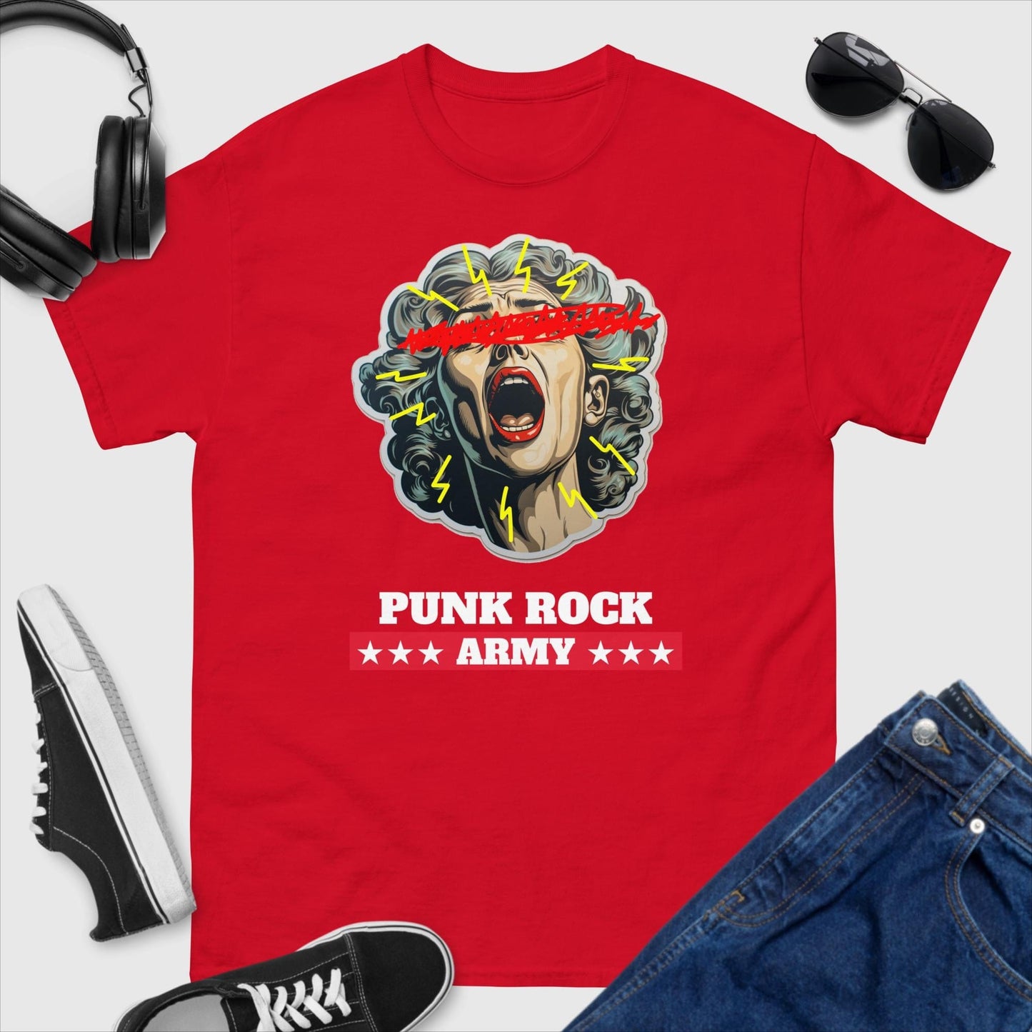 Punk Rock Army Shout T-Shirt