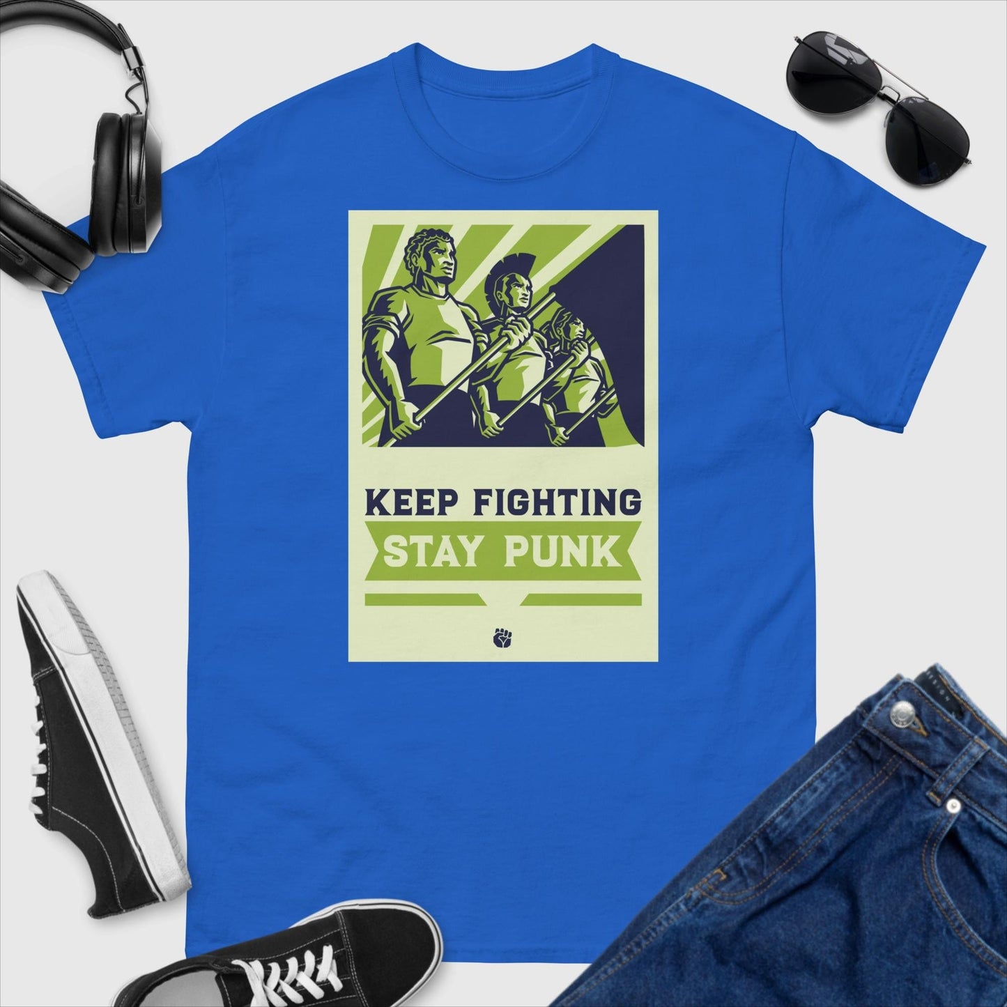 Stay Punk Keep Fighting T-Shirt