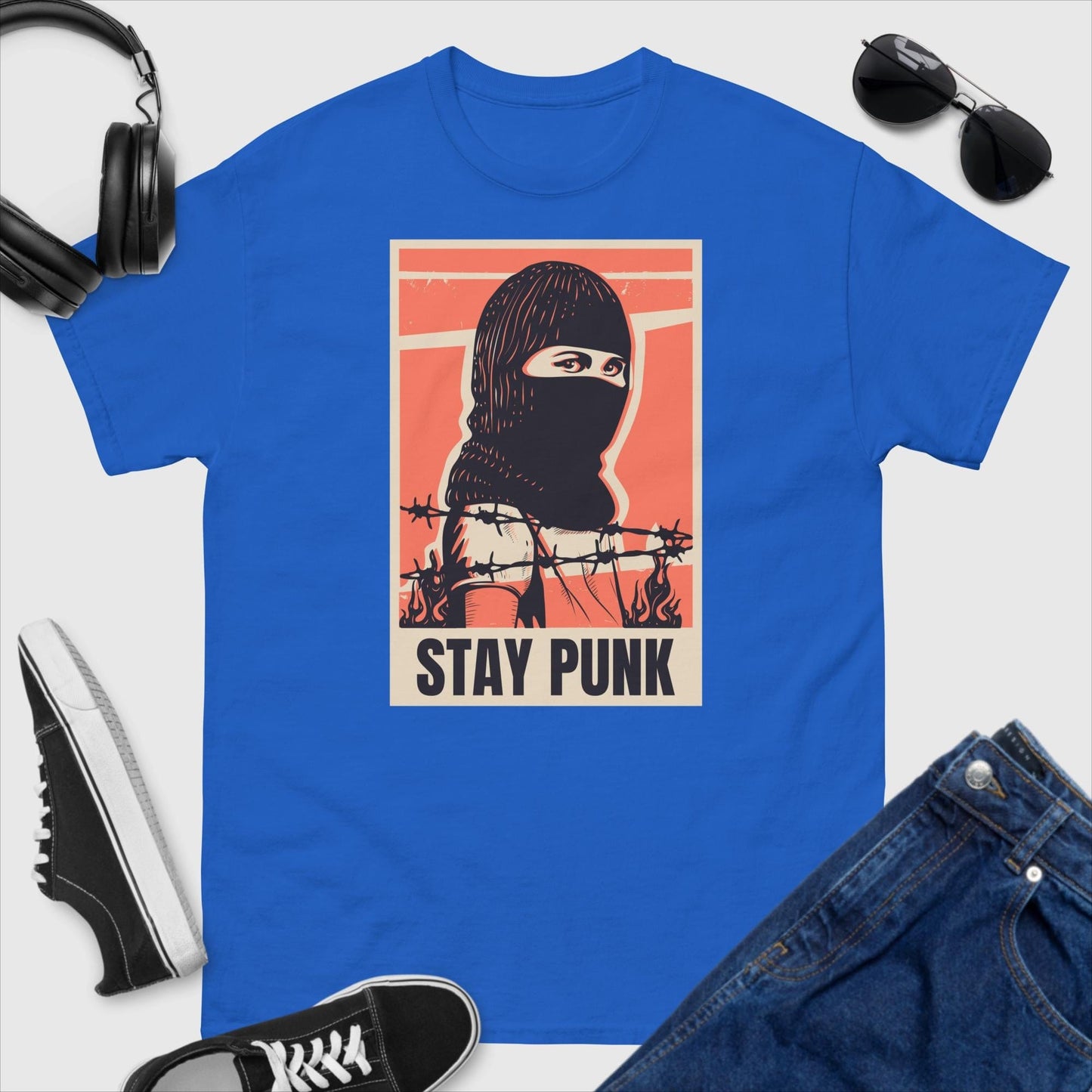 Stay Punk Ski Mask T-Shirt