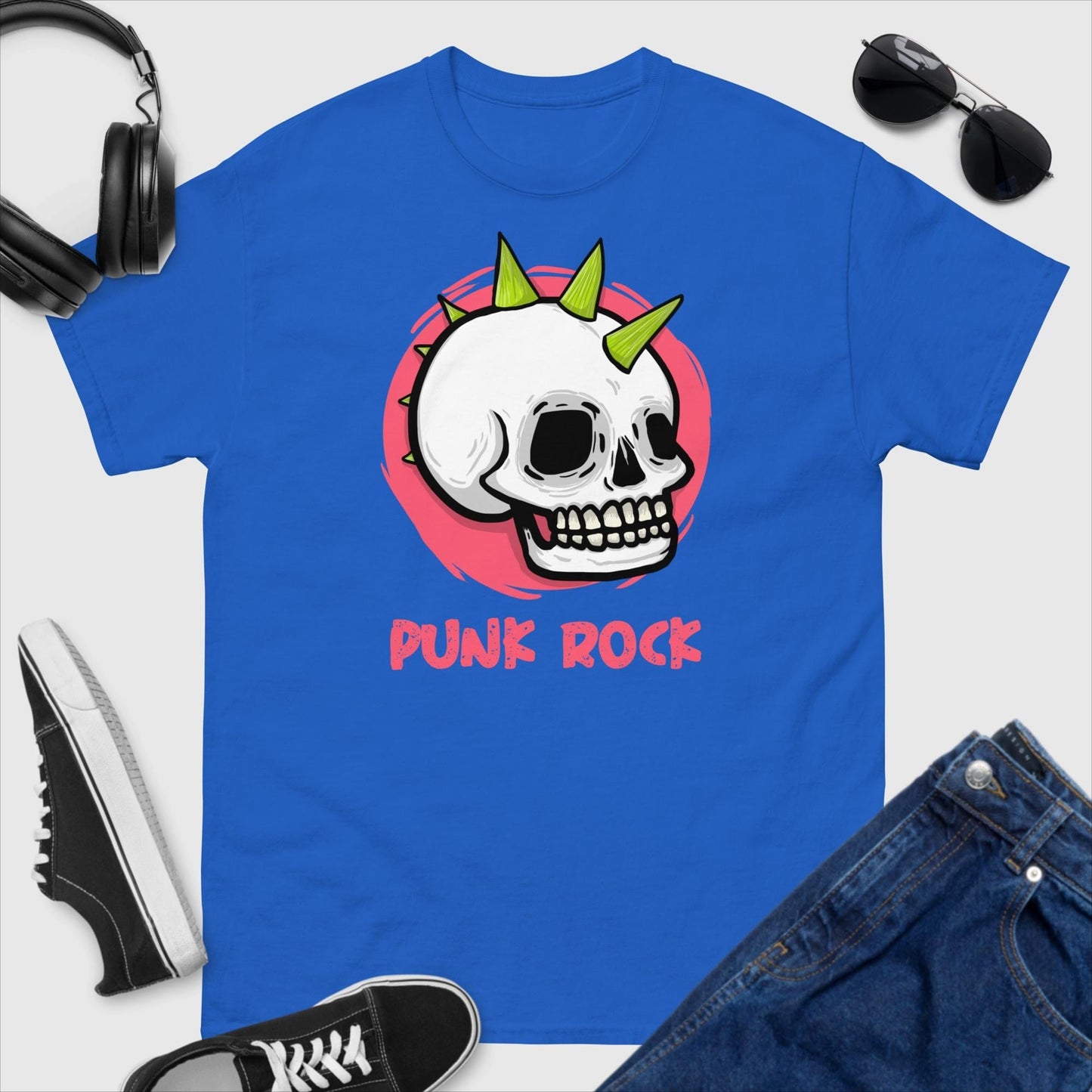 Punk Rock Skull T-Shirt