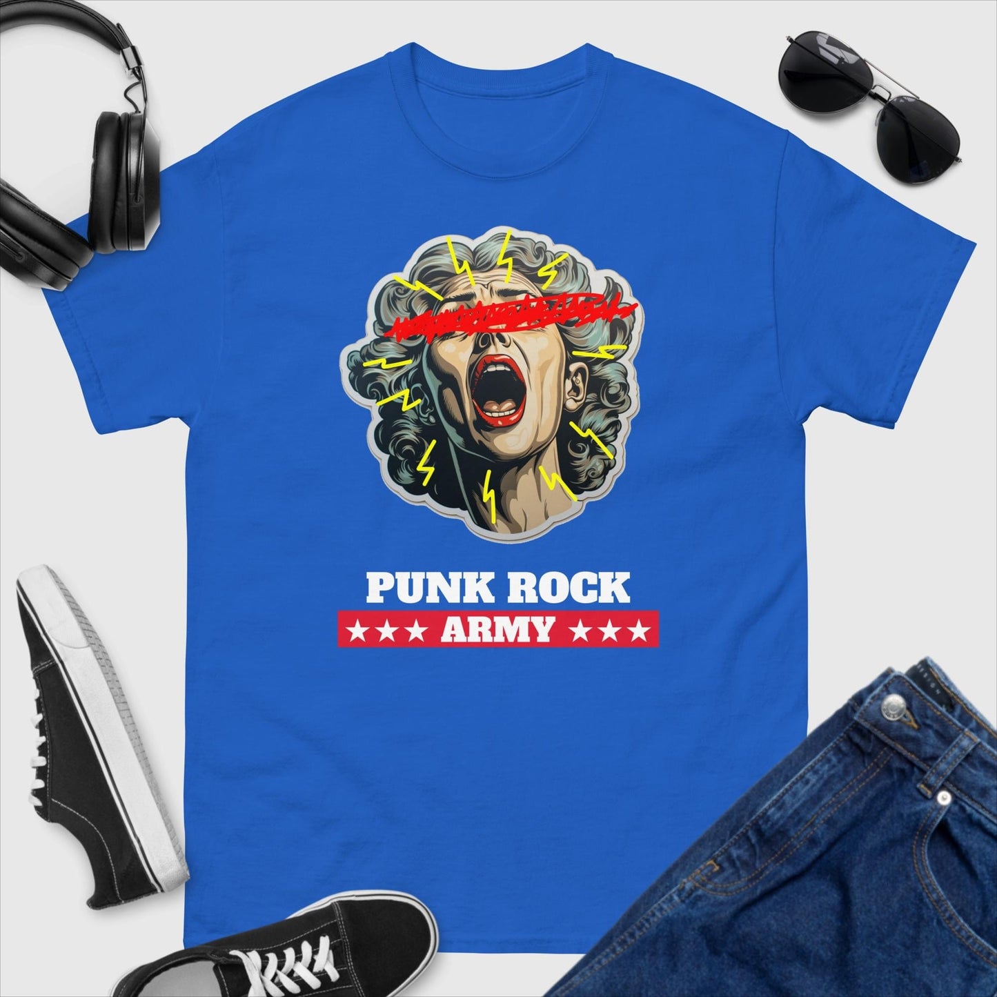 Punk Rock Army Shout T-Shirt