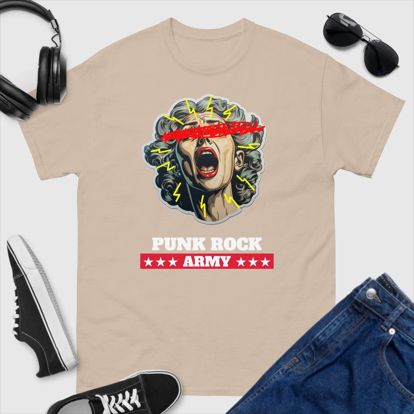 Punk Rock Army Shout T-Shirt