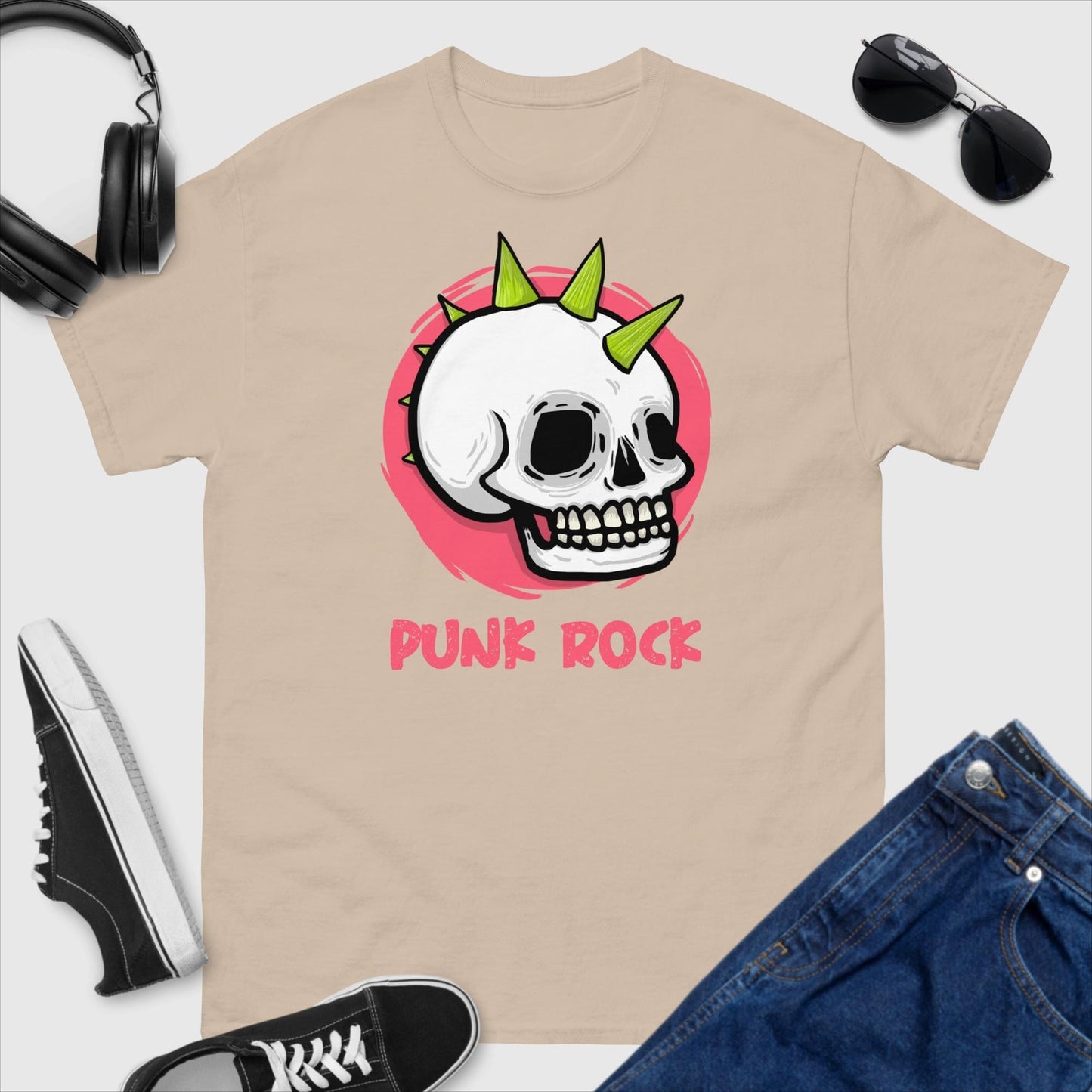 Punk Rock Skull T-Shirt