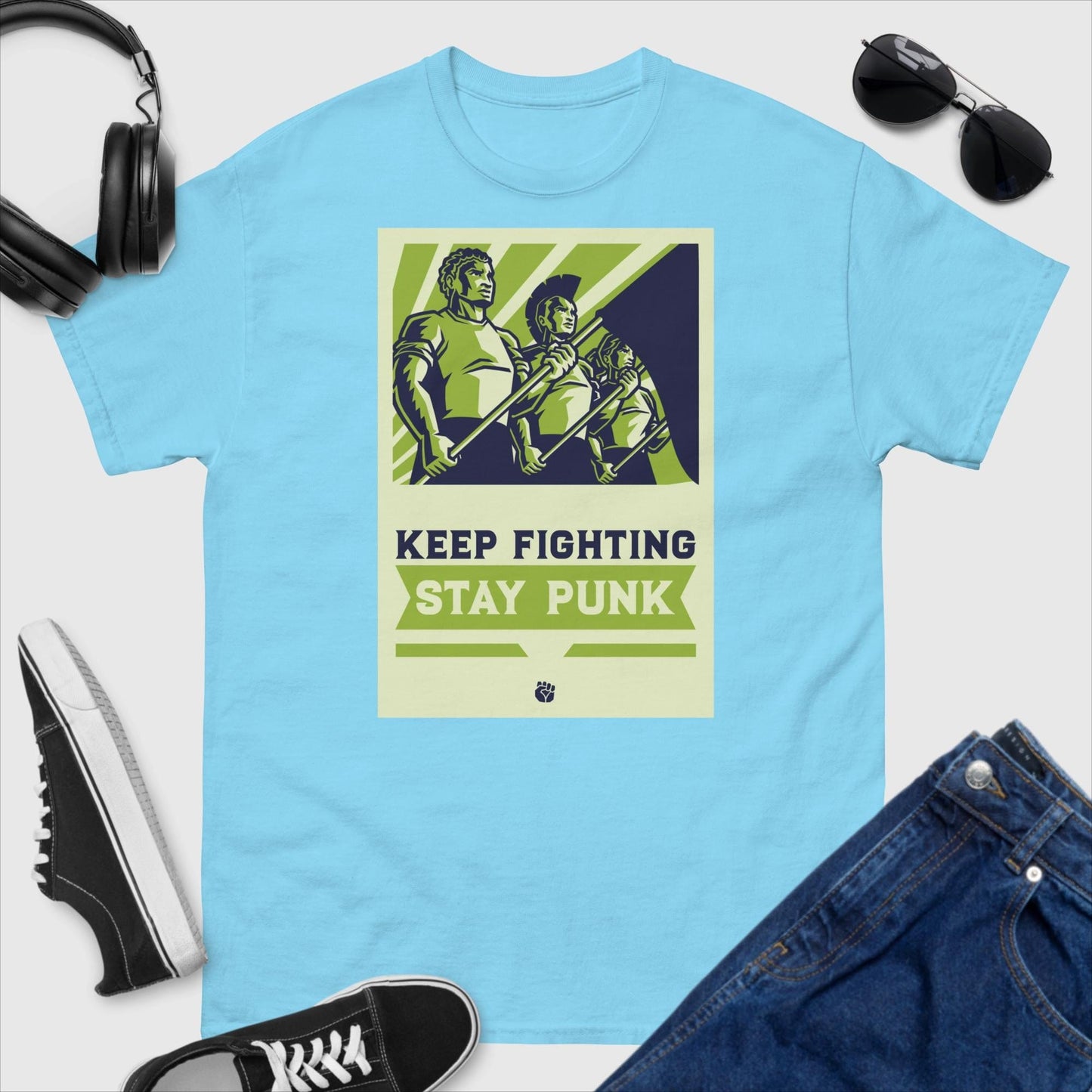 Stay Punk Keep Fighting T-Shirt