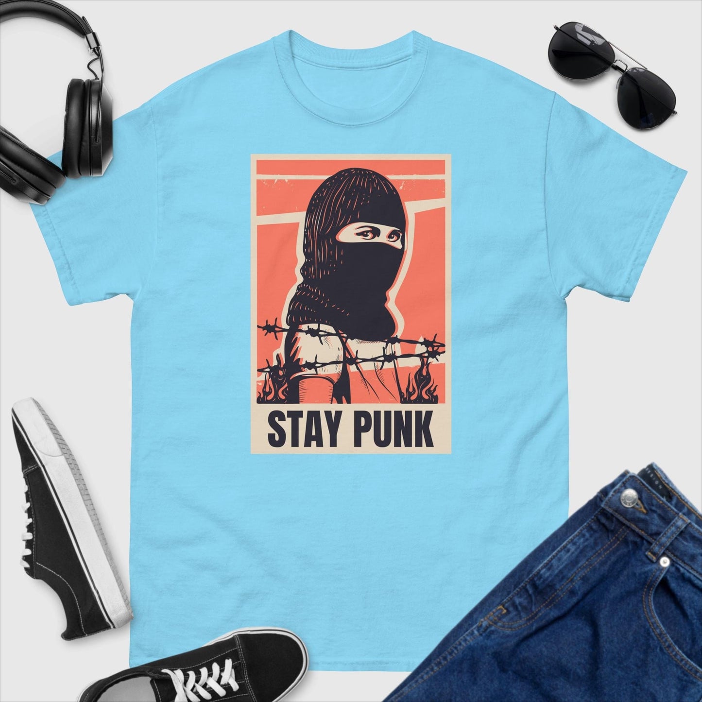 Stay Punk Ski Mask T-Shirt