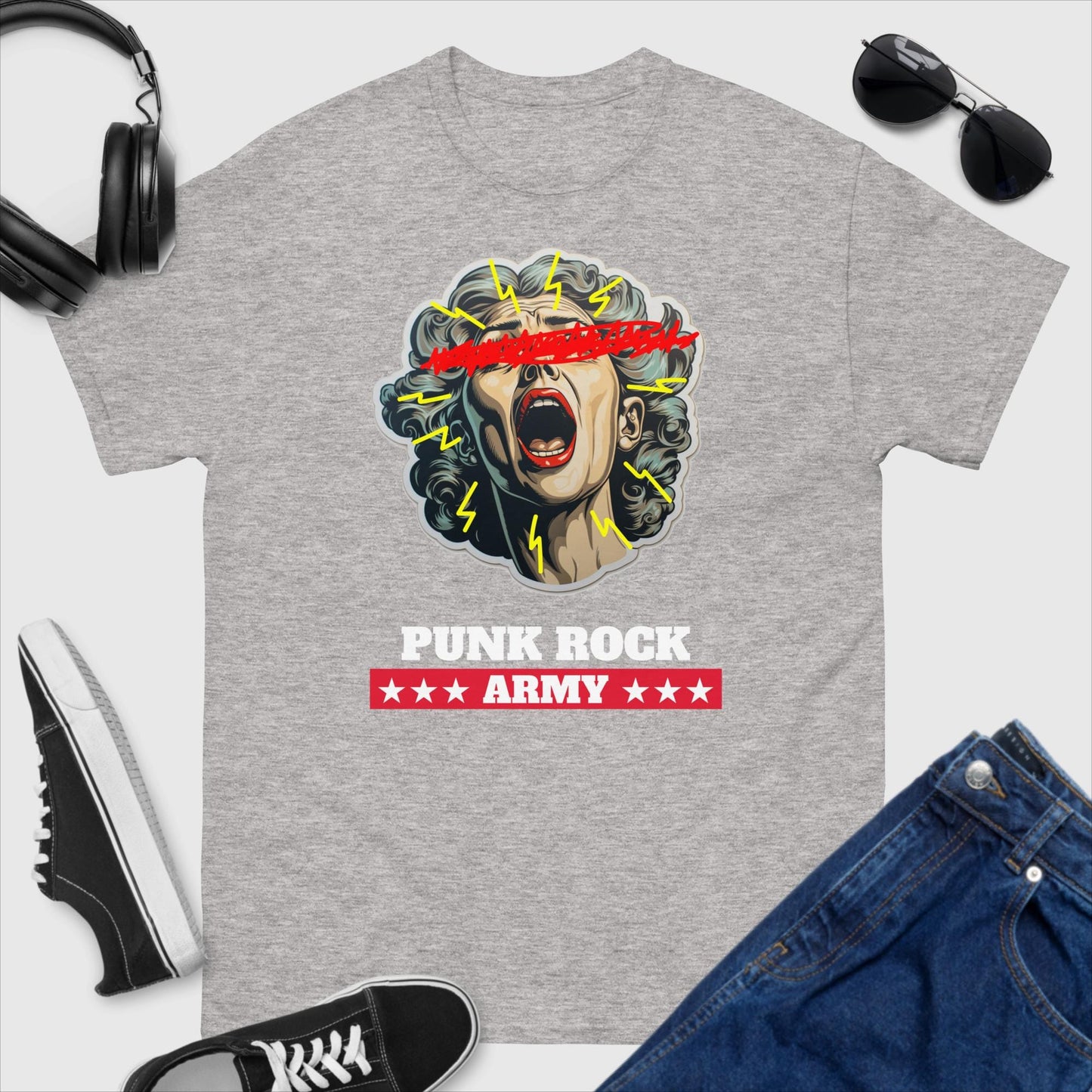 Punk Rock Army Shout T-Shirt