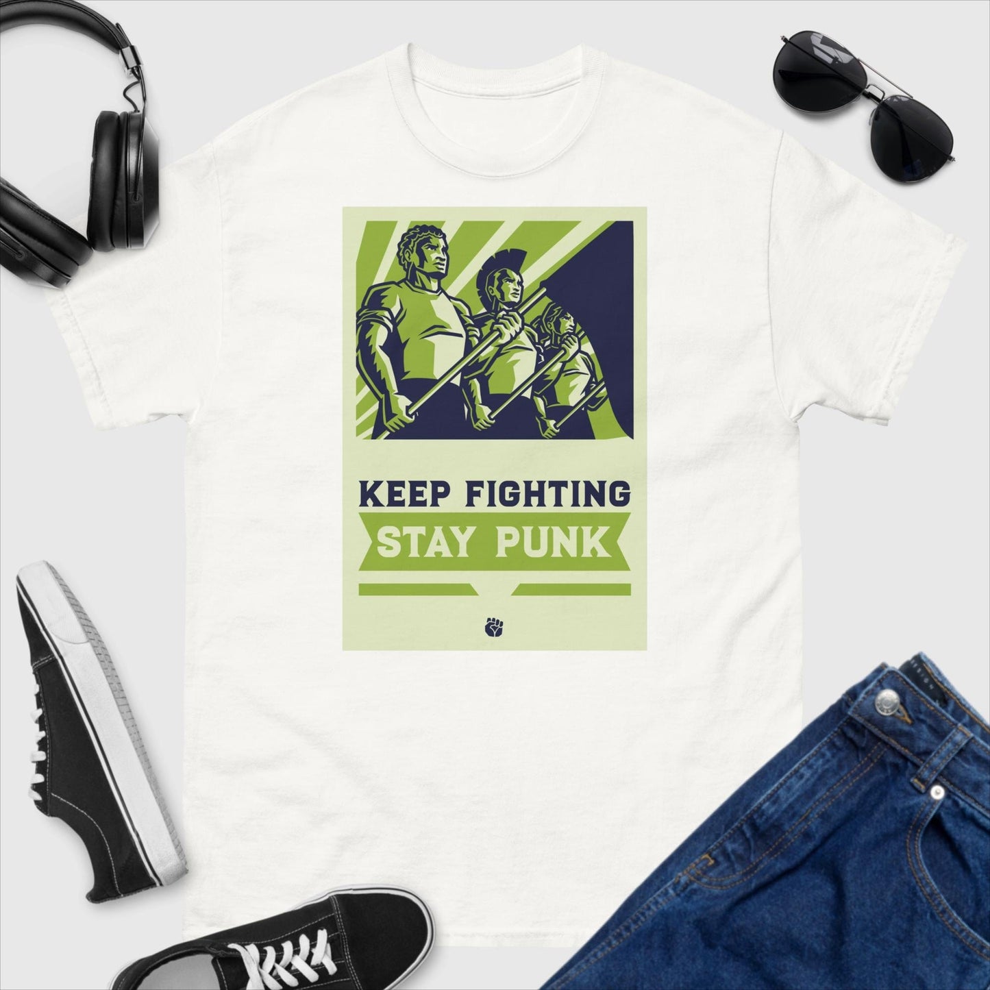 Stay Punk Keep Fighting T-Shirt