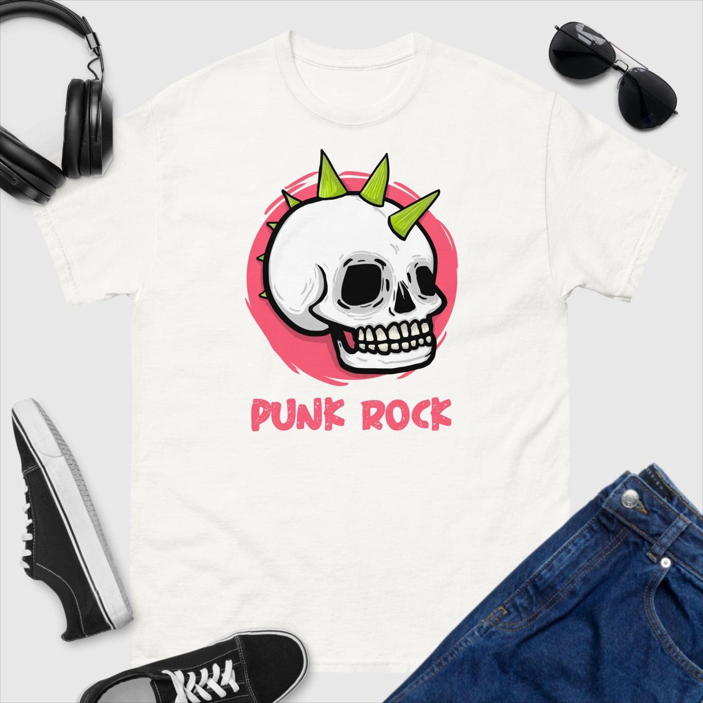 Punk Rock Skull T-Shirt