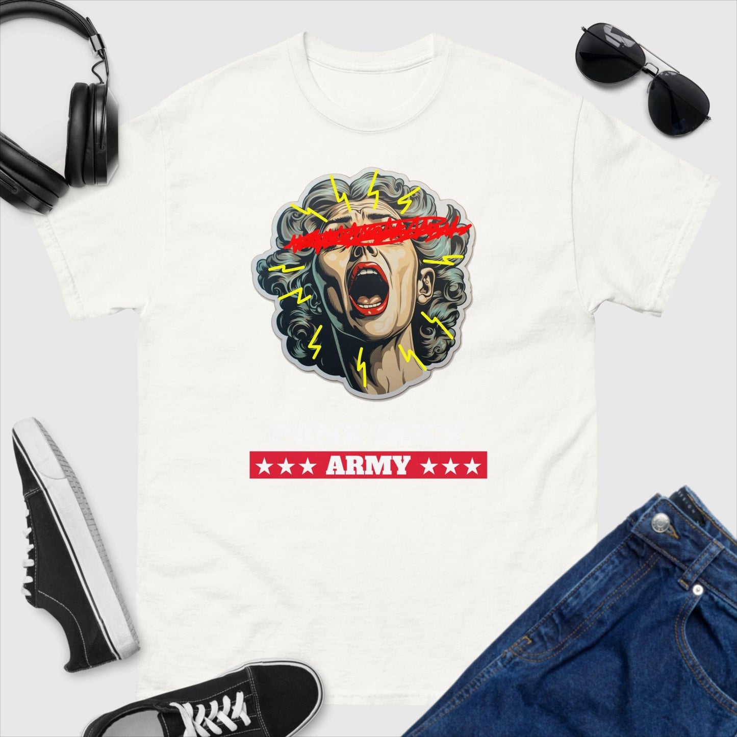 Punk Rock Army Shout T-Shirt